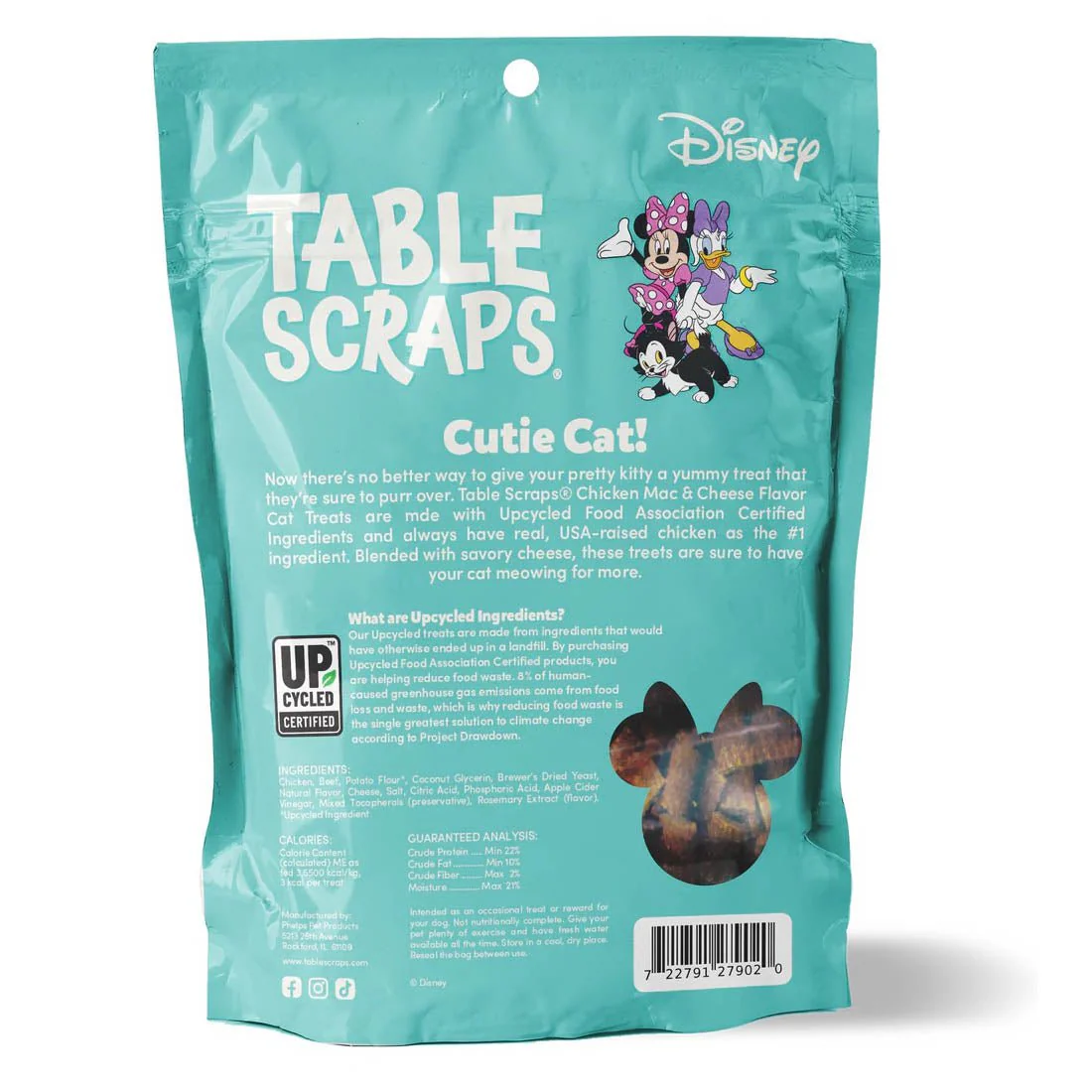 Disney Table Scraps Upcycled Cat Treats, 3 oz, Grain-Free, Natural, Made in USA - Image 9