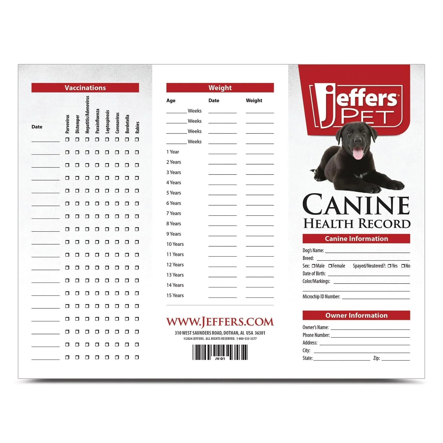 Jeffers Dog Health Record - Image 6