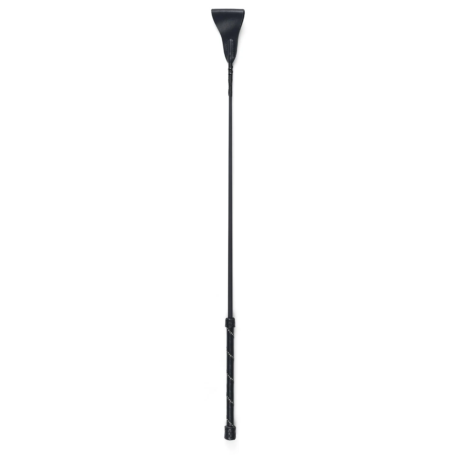 Dublin Carbon English Riding Crop, 25.5", Black