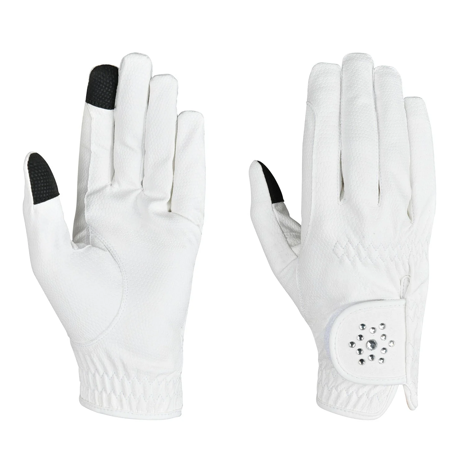 Dublin Everyday Bling Equestrian Riding Gloves - Image 5