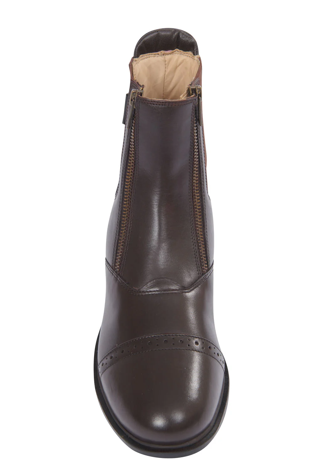 Dublin Evolution Double Zip Front Paddock Boots, Brown - Image 50