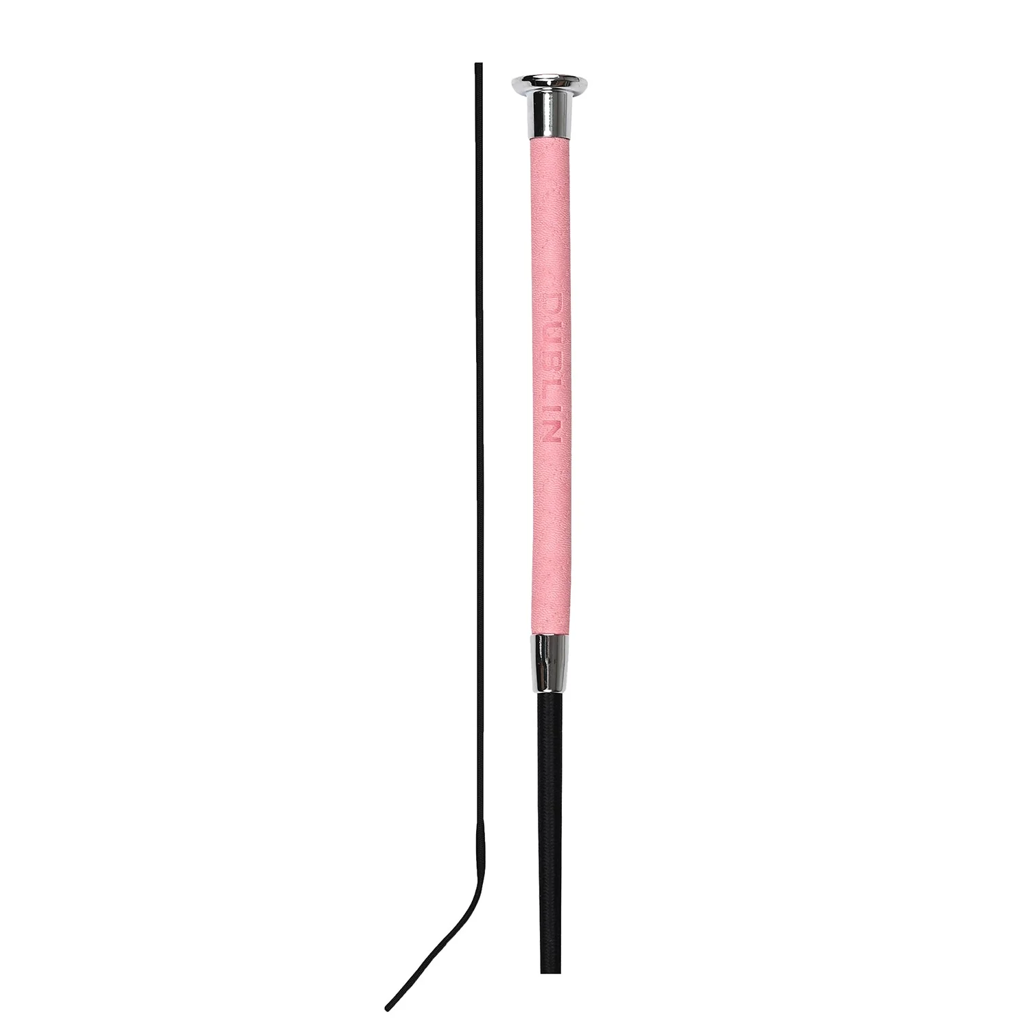 Dublin Fancy Stitch Leather Dressage Whip for English Riding - Image 2