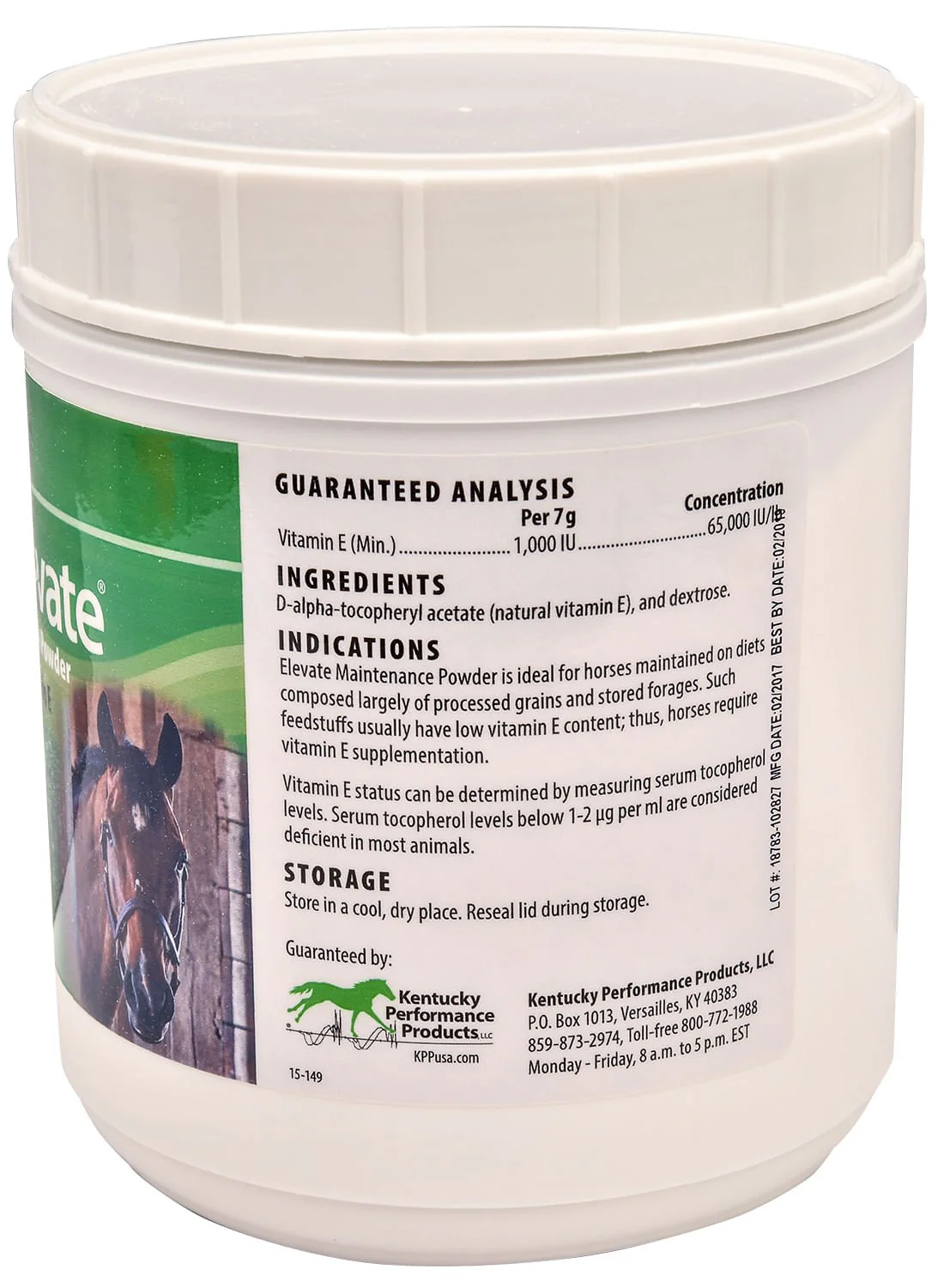 Kentucky Performance Elevate Vitamin E Maintenance Powder for Horses - Image 3
