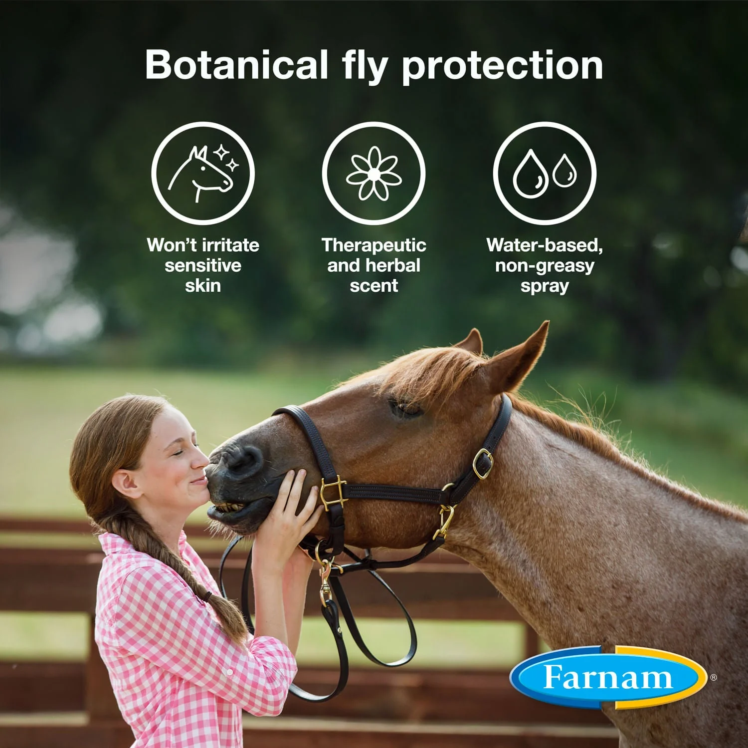 Farnam Equisect Water-Based Botanical Fly Repellent with Herbal Scent for Horses, Dogs and Cats - Image 5