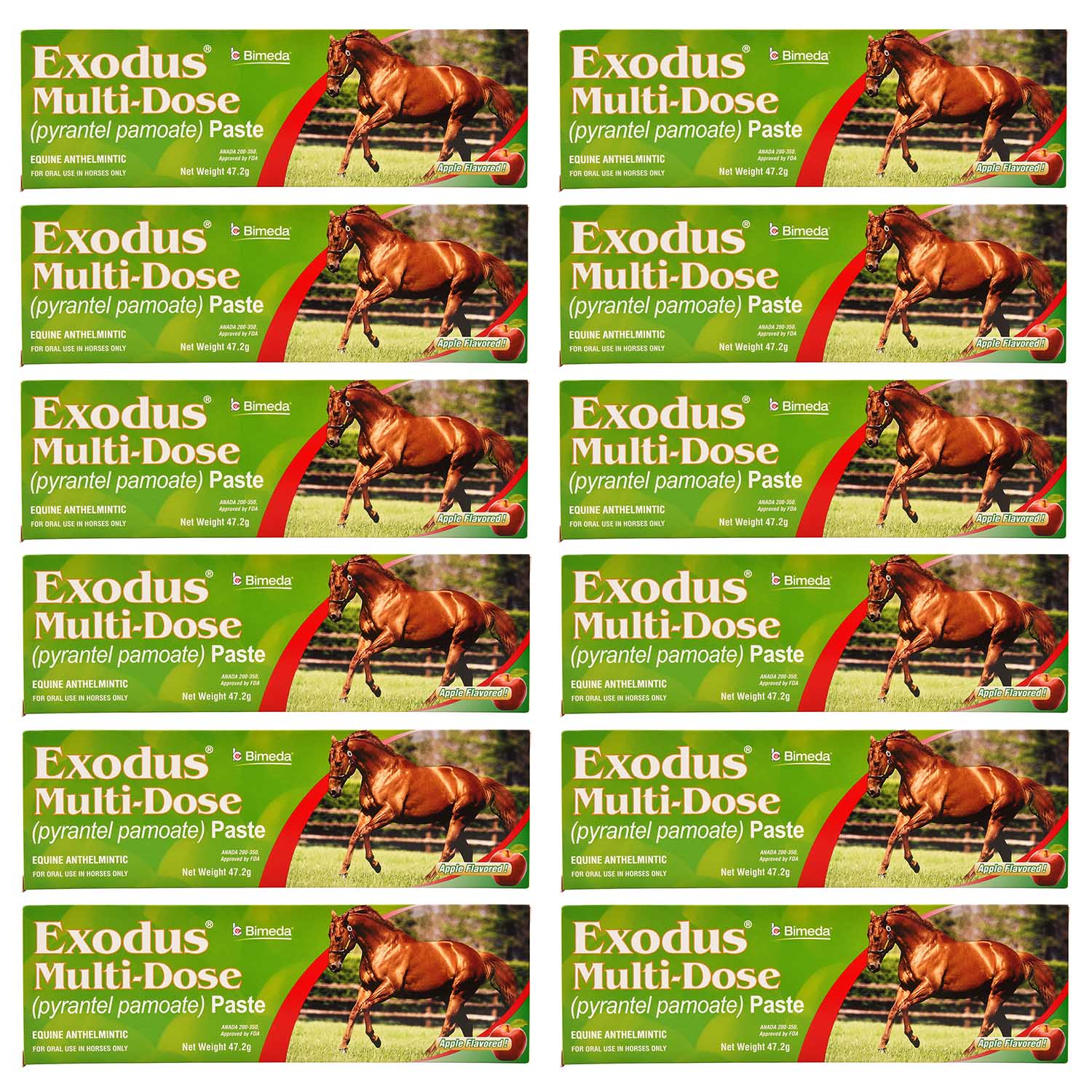 Exodus Pyrantel Pamoate Horse Dewormer Paste - Image 12