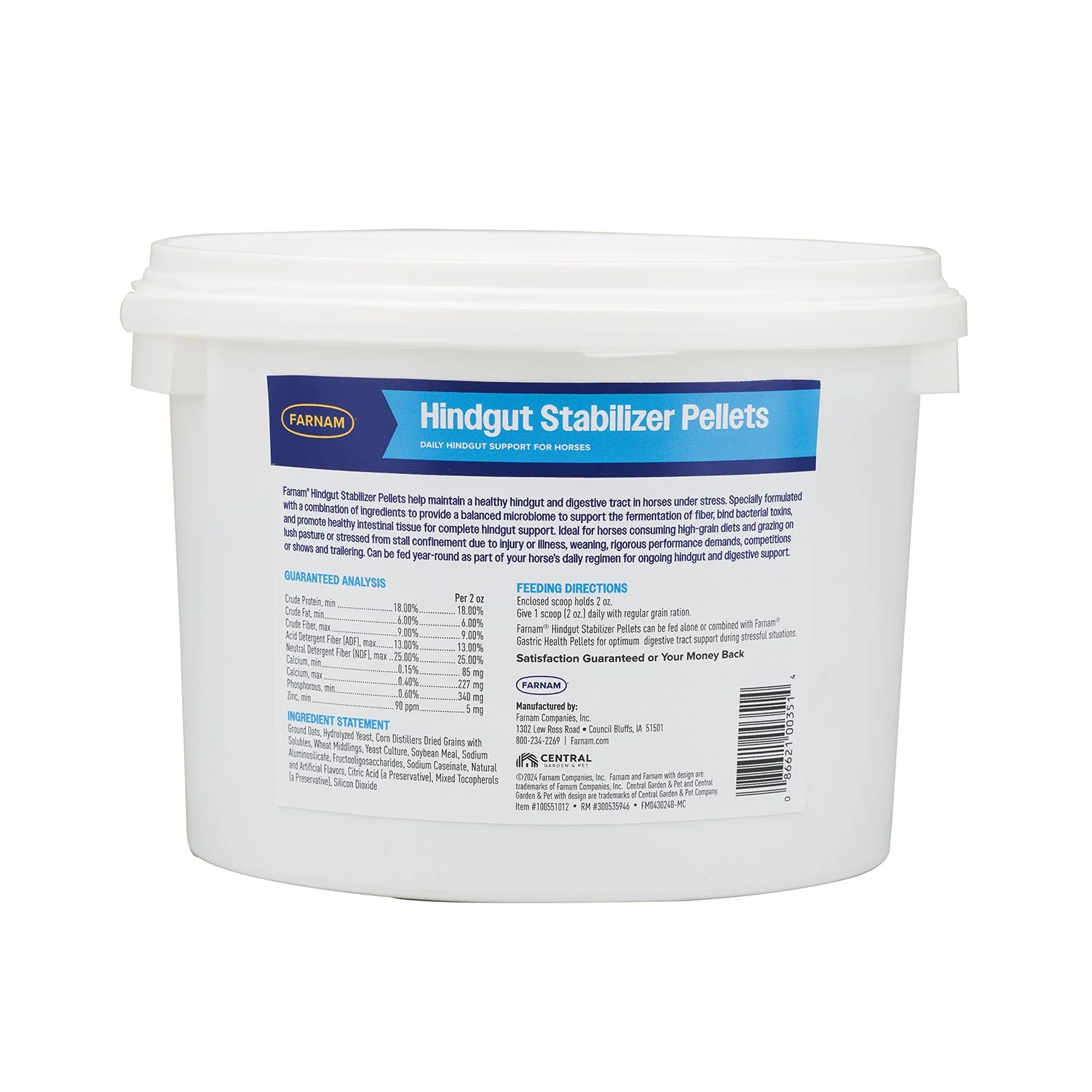 Farnam® Hindgut Stabilizer for Horses, Pellets - Image 2