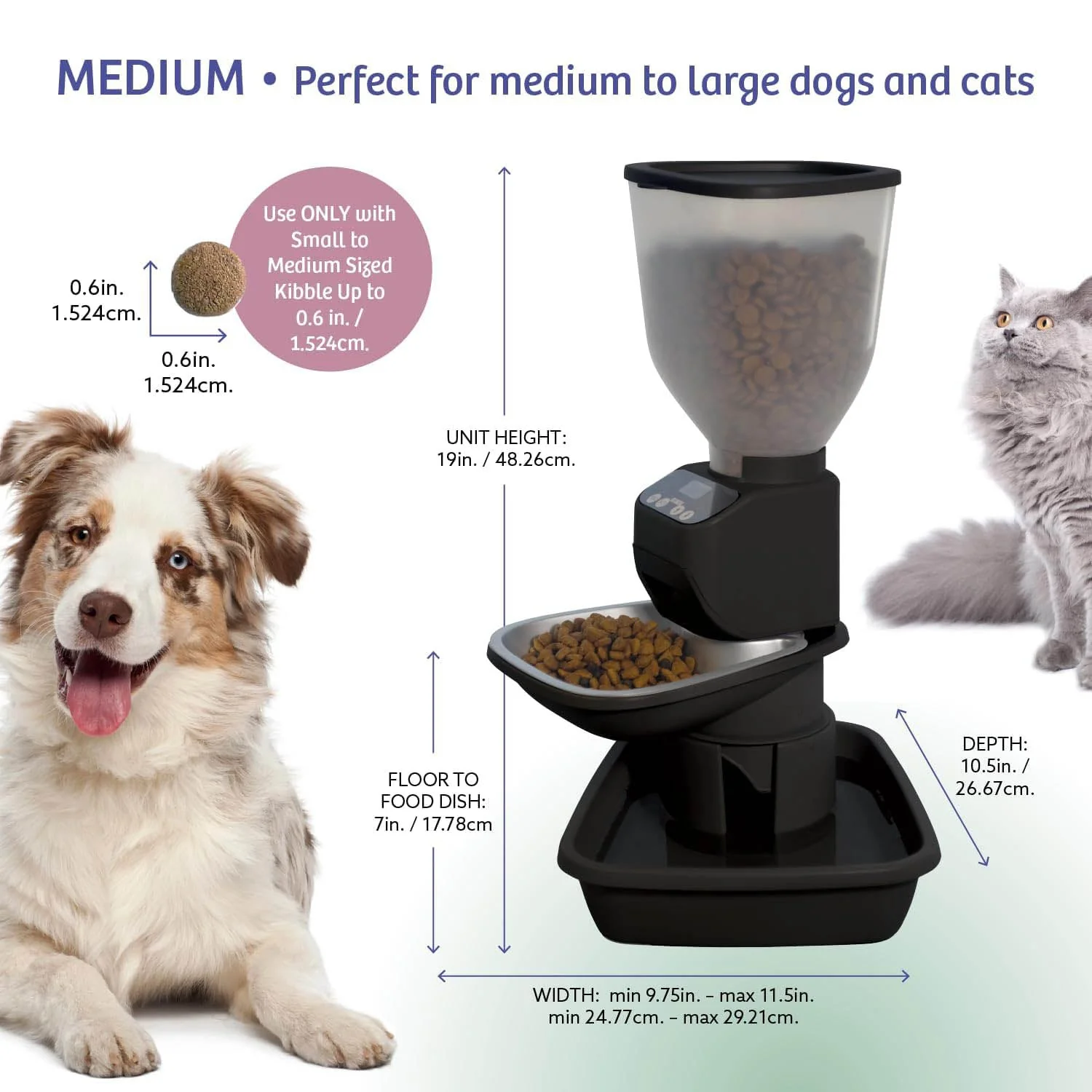 Feeding Friend Automatic Pet Feeder – Timed Portion Control Food & Water Dispenser for Cats and Dogs - Image 17