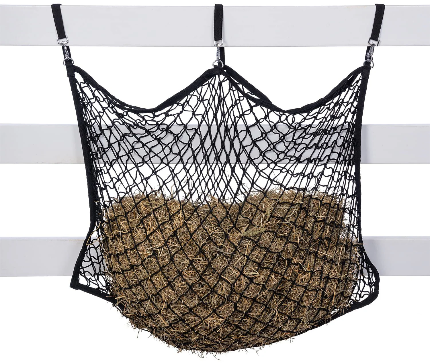 Fence Slow-Feeder Hay Net for Horses, 2x2 - Image 2