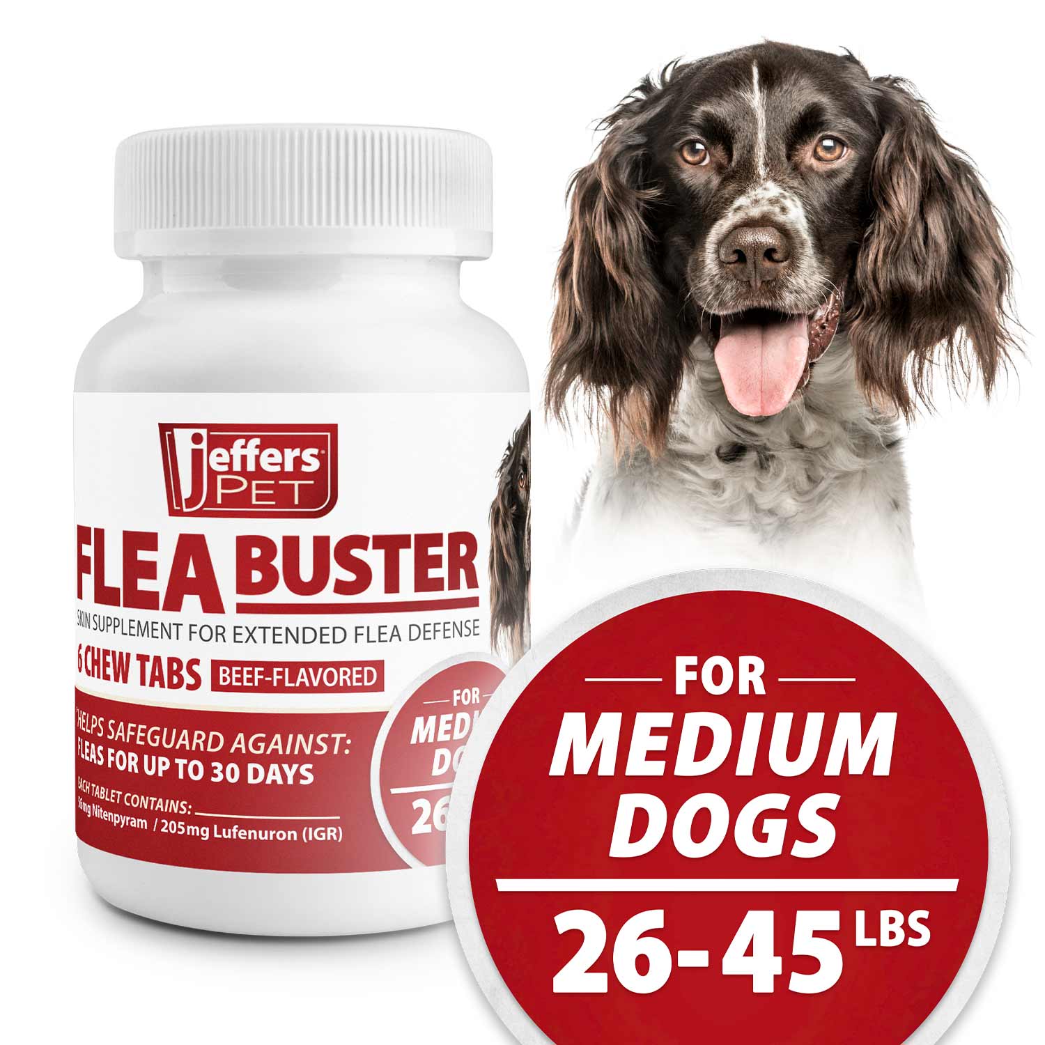Jeffers Flea Buster Monthly Oral Flea Supplement for Dogs - Image 11
