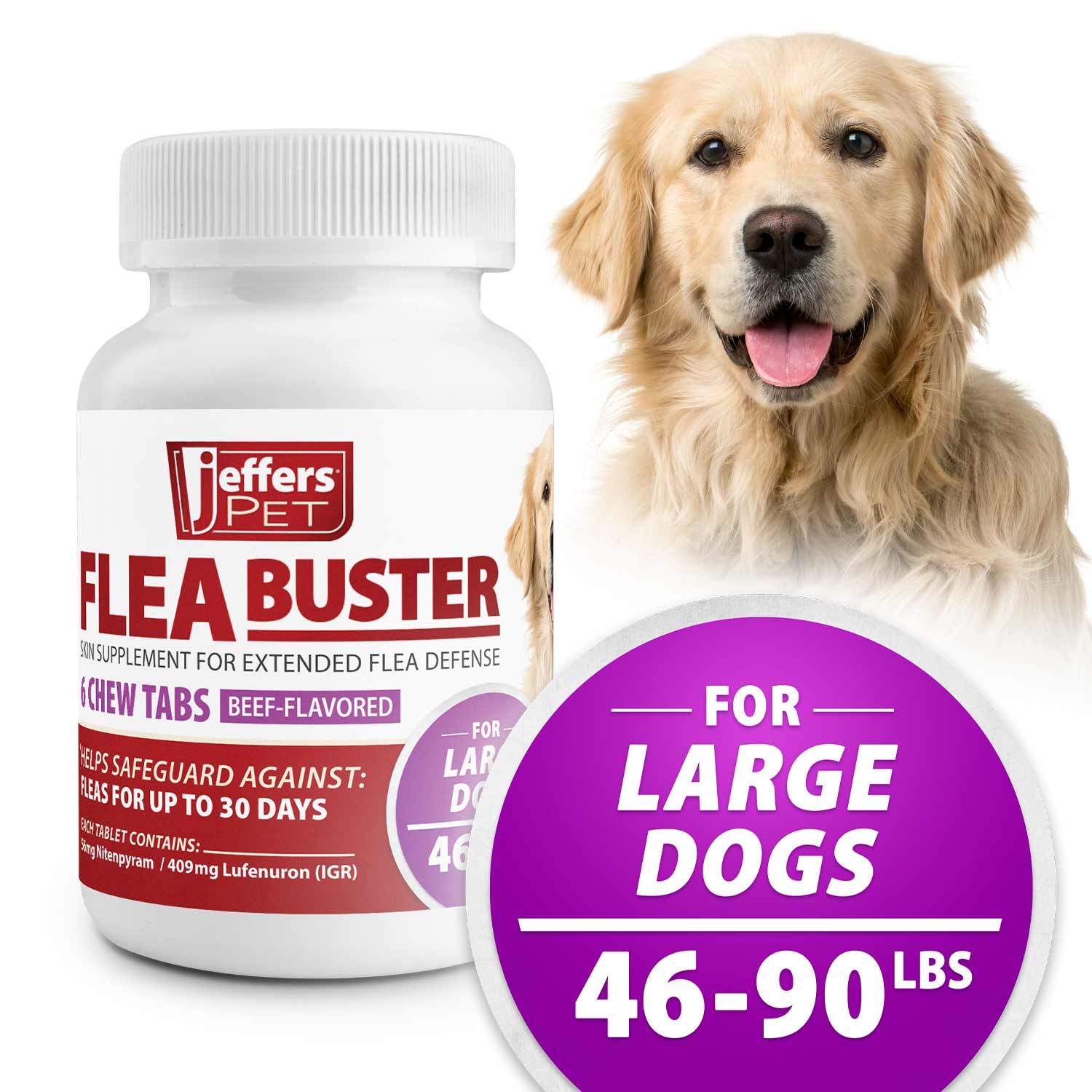 Jeffers Flea Buster Monthly Oral Flea Supplement for Dogs - Image 15