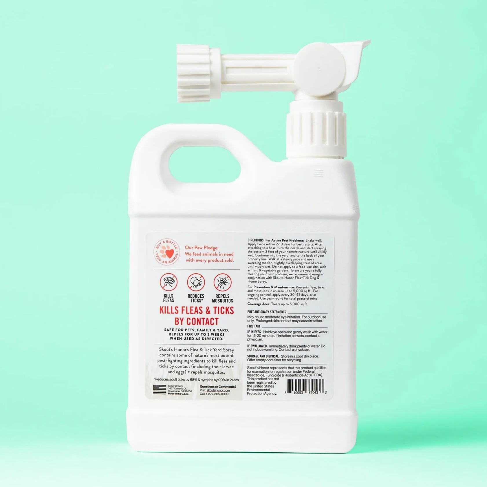 Skout's Honor Flea + Tick, Yard Spray, 32 oz - Image 2