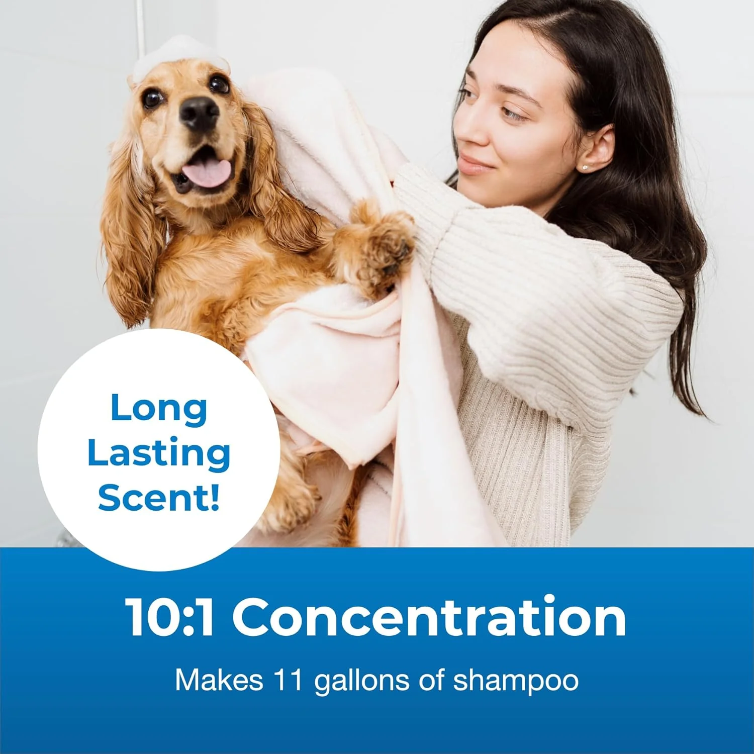 Fresh 'n Clean Oatmeal 'n Baking Soda 10:1 Concentrate Dog Shampoo - Image 3