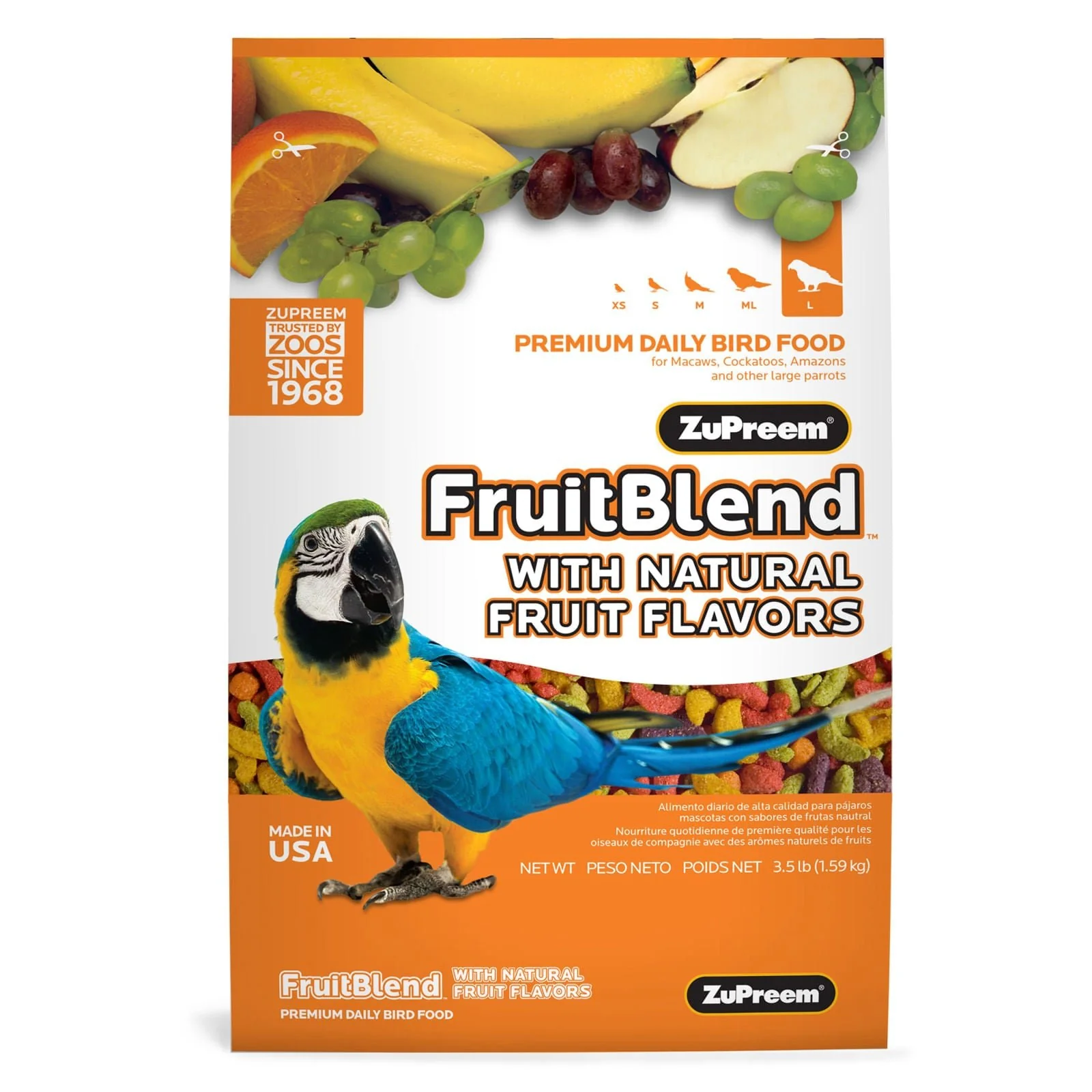 Zupreem FruitBlend Flavor Bird Food - Image 2