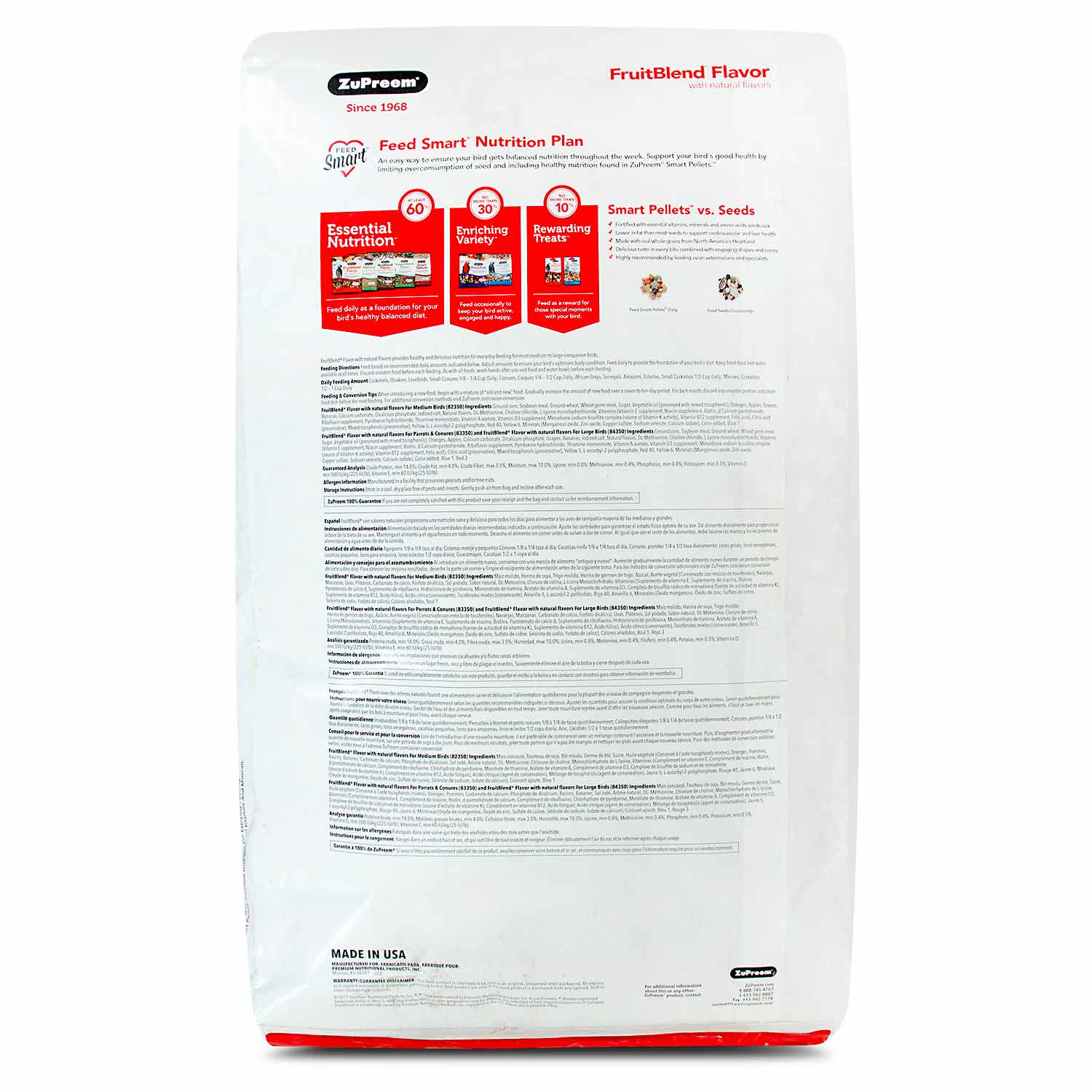 Zupreem FruitBlend Flavor Bird Food - Image 21