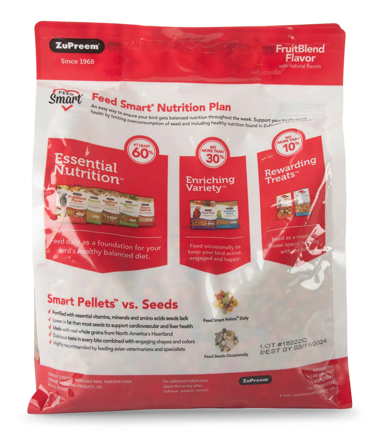 Zupreem FruitBlend Flavor Bird Food - Image 4