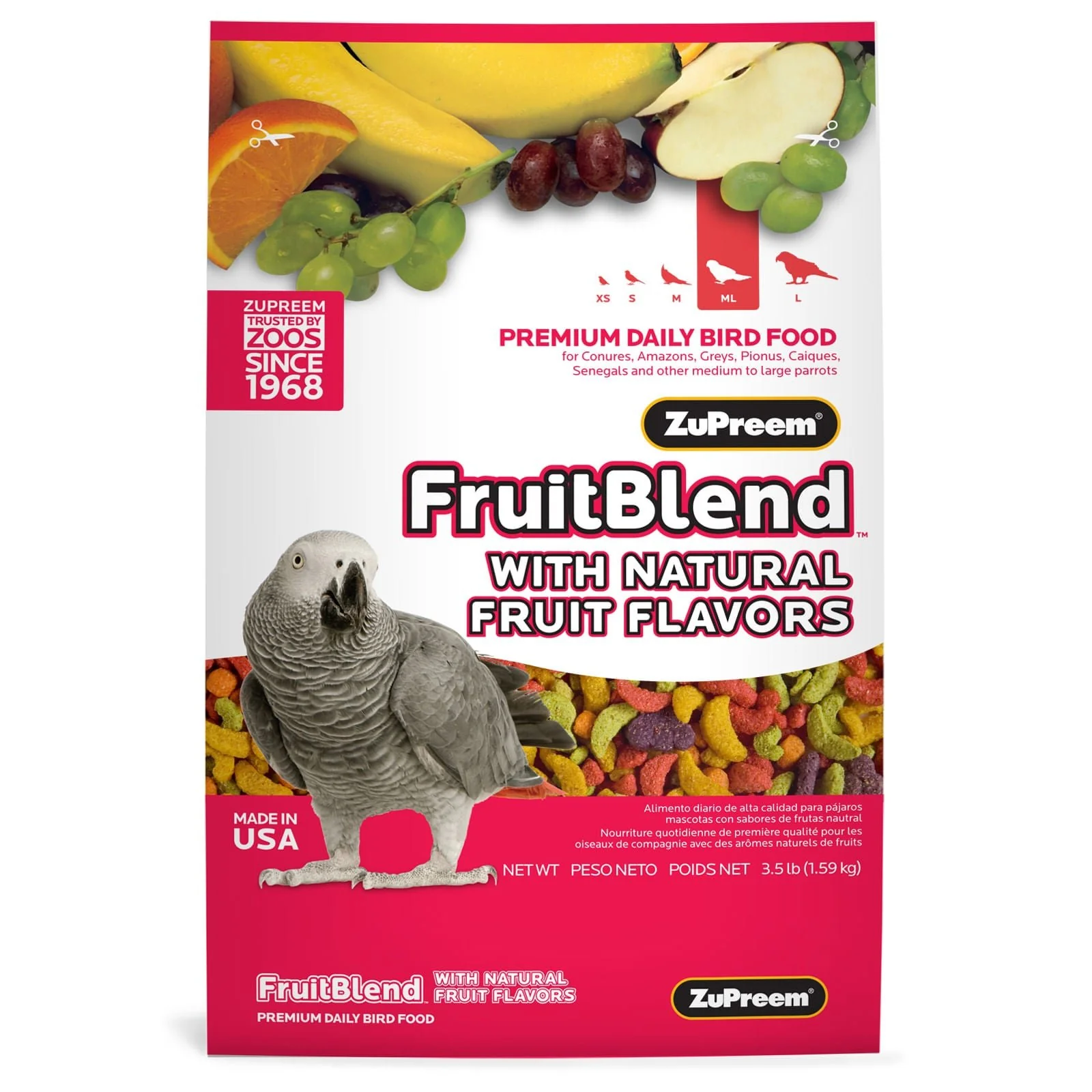 Zupreem FruitBlend Flavor Bird Food - Image 5