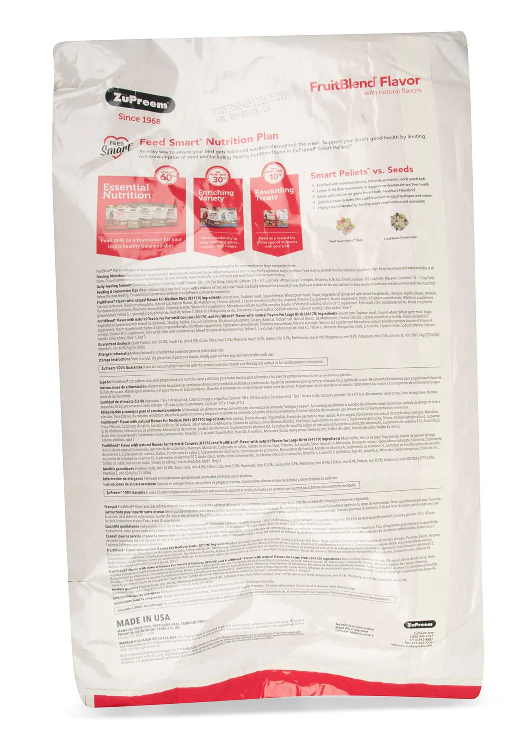 Zupreem FruitBlend Flavor Bird Food - Image 9