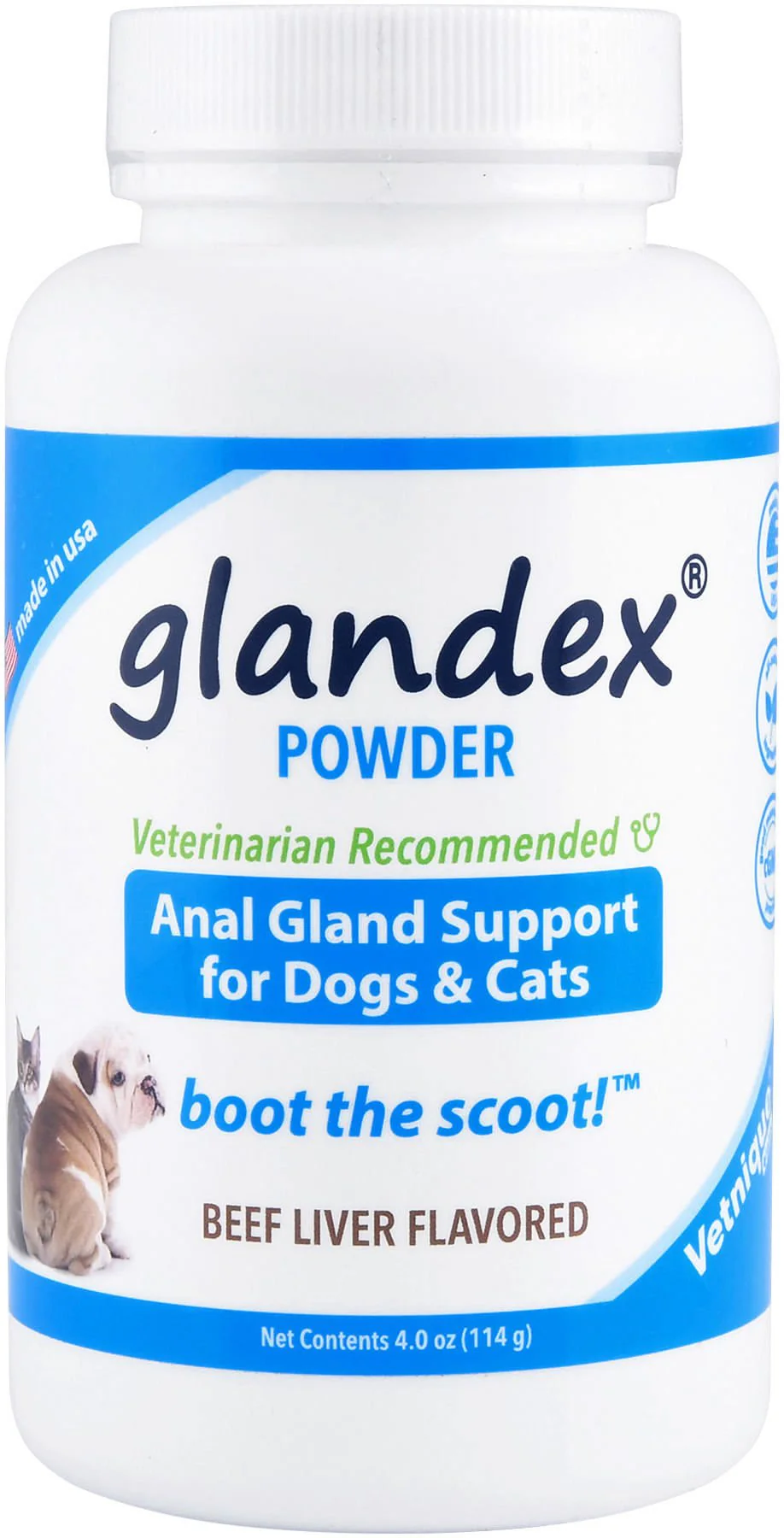 Glandex Powder for Dogs and Cats, Beef Liver Flavor - Image 4