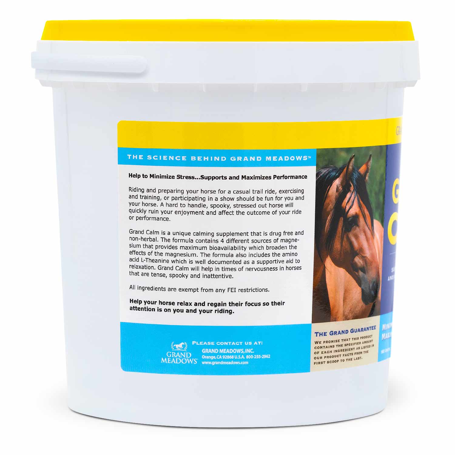 Grand Calm Pelleted Supplement for Horses - Image 5