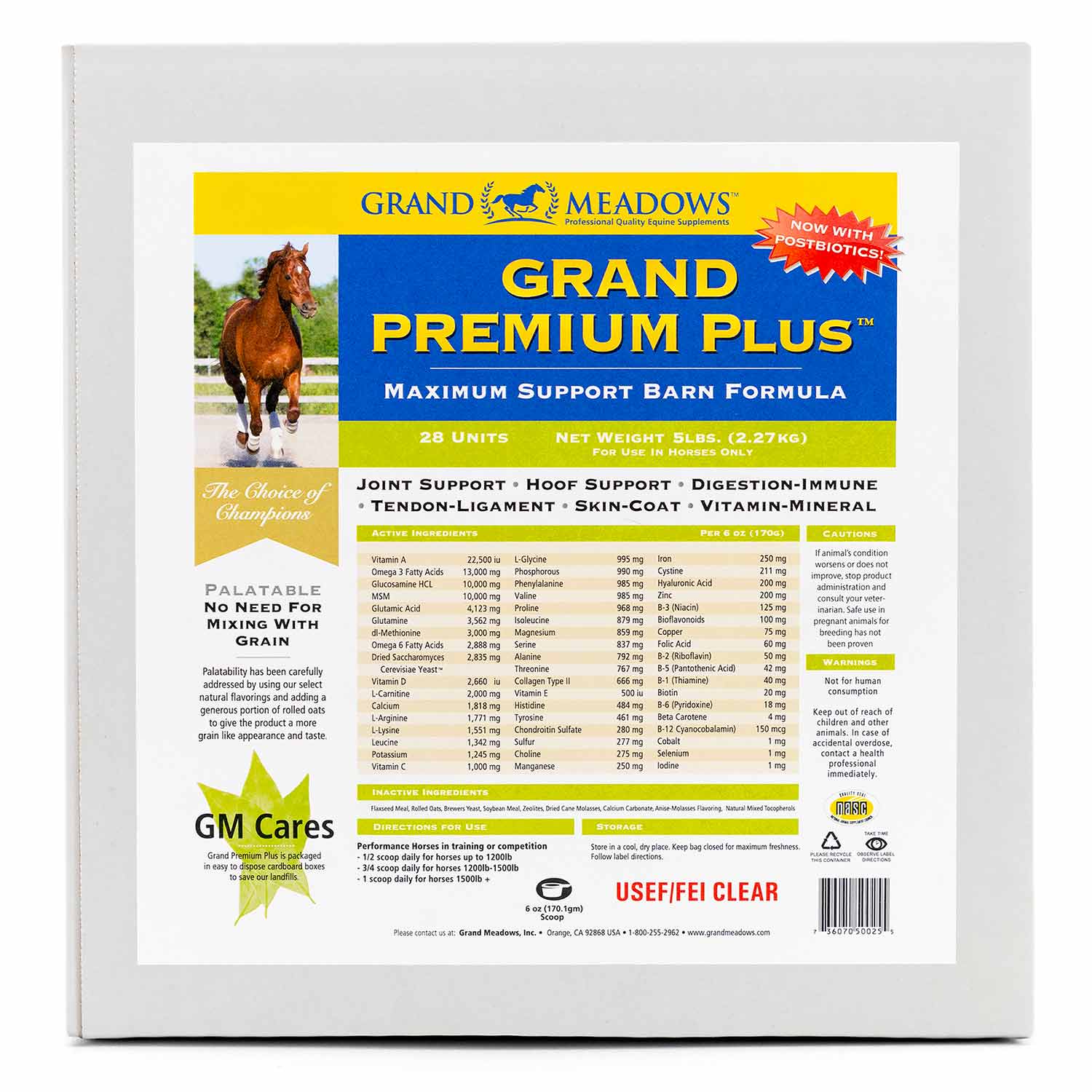 Grand Premium Plus All-in-One Supplement for Horses