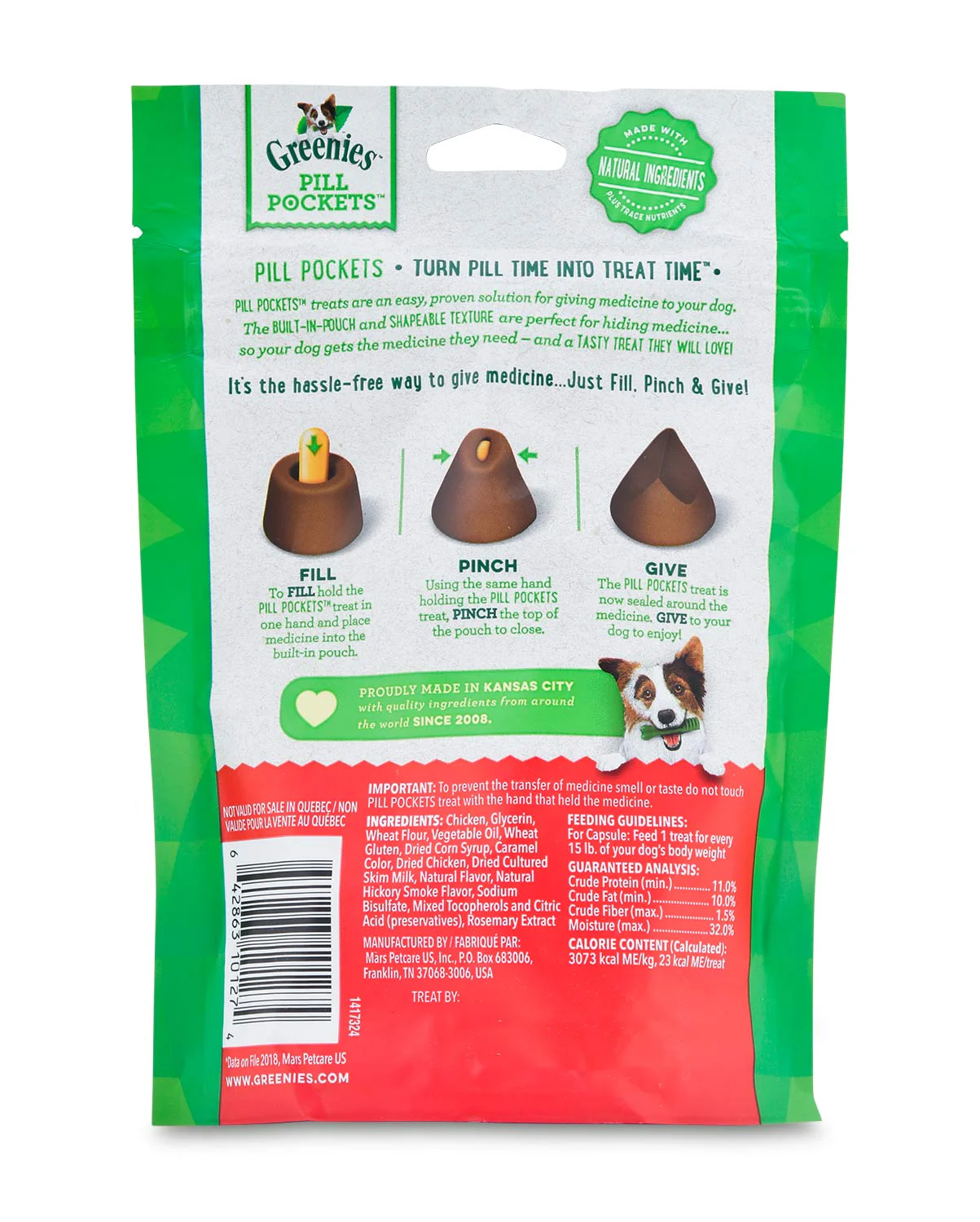 Greenies Pill Pockets for Capsules for Dogs, 30 ct - Image 2