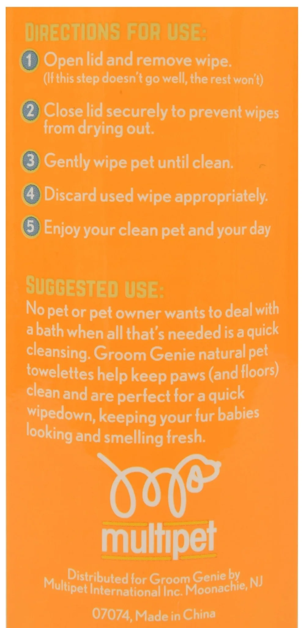 Groom Genie Everyday Clean Pet Wipes - Image 4