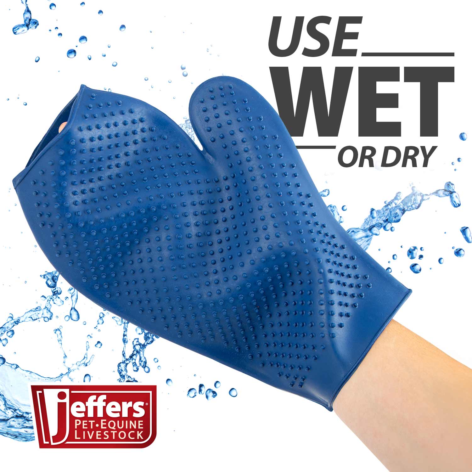 Jeffers GROOMIT - Rubber Grooming Glove for Animals - Image 7