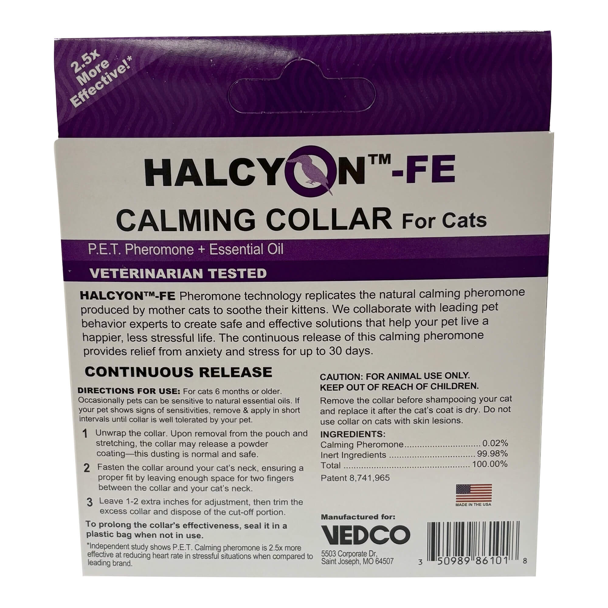 Halcyon FE Calming Collar for Cats - Image 2