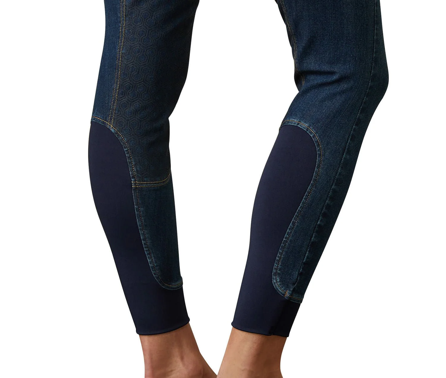 Ariat Halo Denim Full Seat Breech, Birch Marine - Image 5