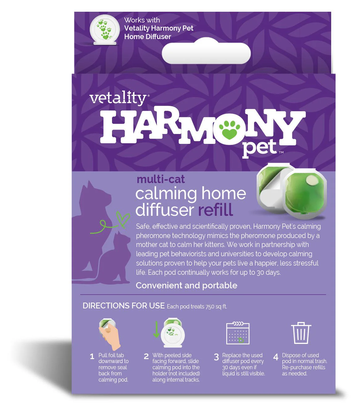 Harmony Pet Calming Home Diffuser & Refills for Cats - Image 5