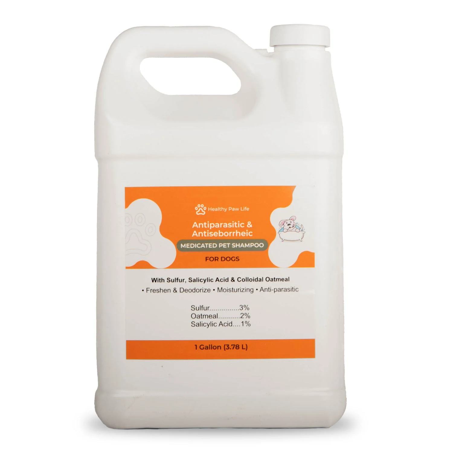 Healthy Paw Life's Sulfur, Salicylic Acid & Oatmeal Shampoo - Image 4