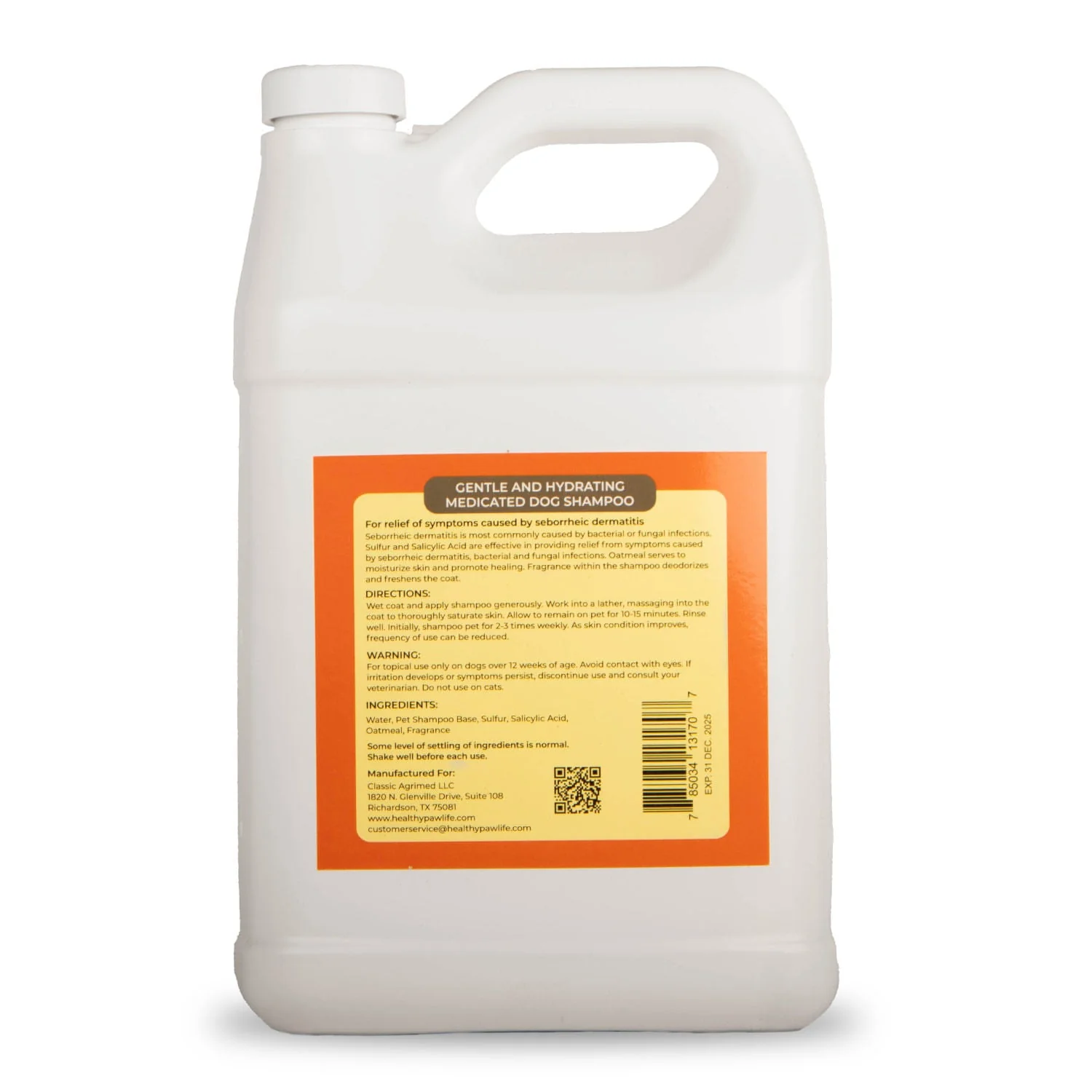 Healthy Paw Life's Sulfur, Salicylic Acid & Oatmeal Shampoo - Image 5