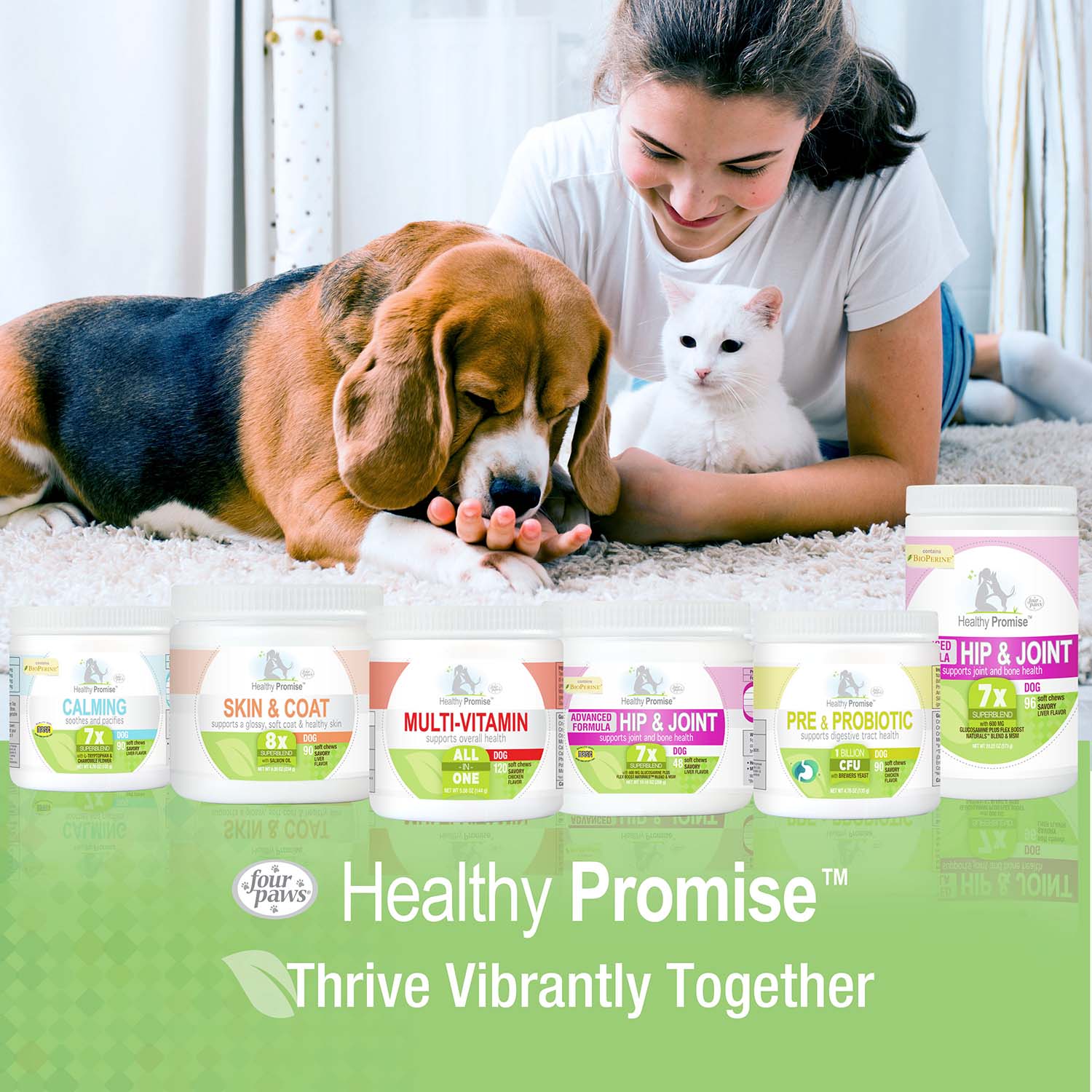 Healthy Promise Dog Multivitamin Soft Chews, Savory Chicken, 120 ct - Image 9