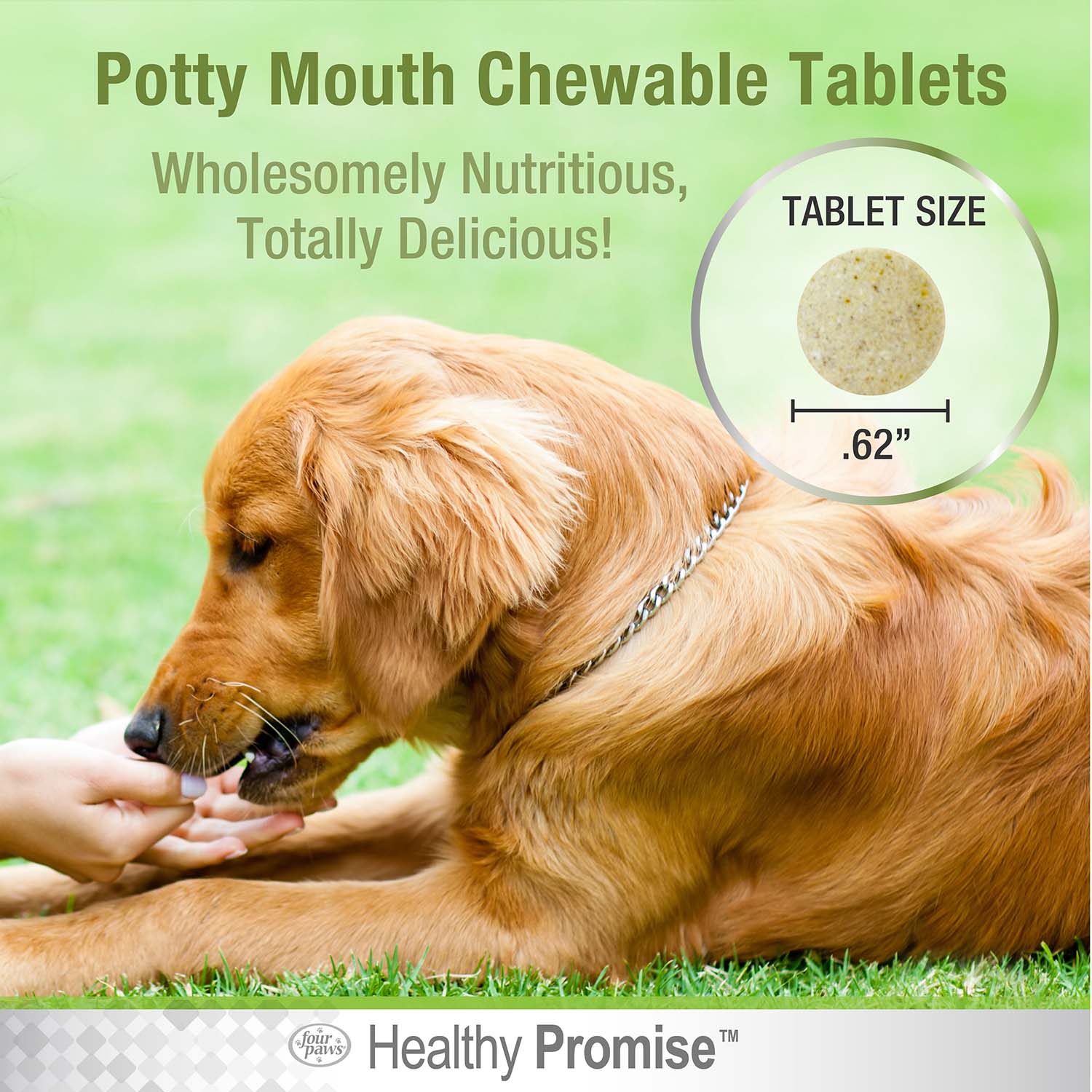 Healthy Promise Potty Mouth Tablets, Coprophagia Stool Eating Deterrent for Dogs, 90 ct - Image 4