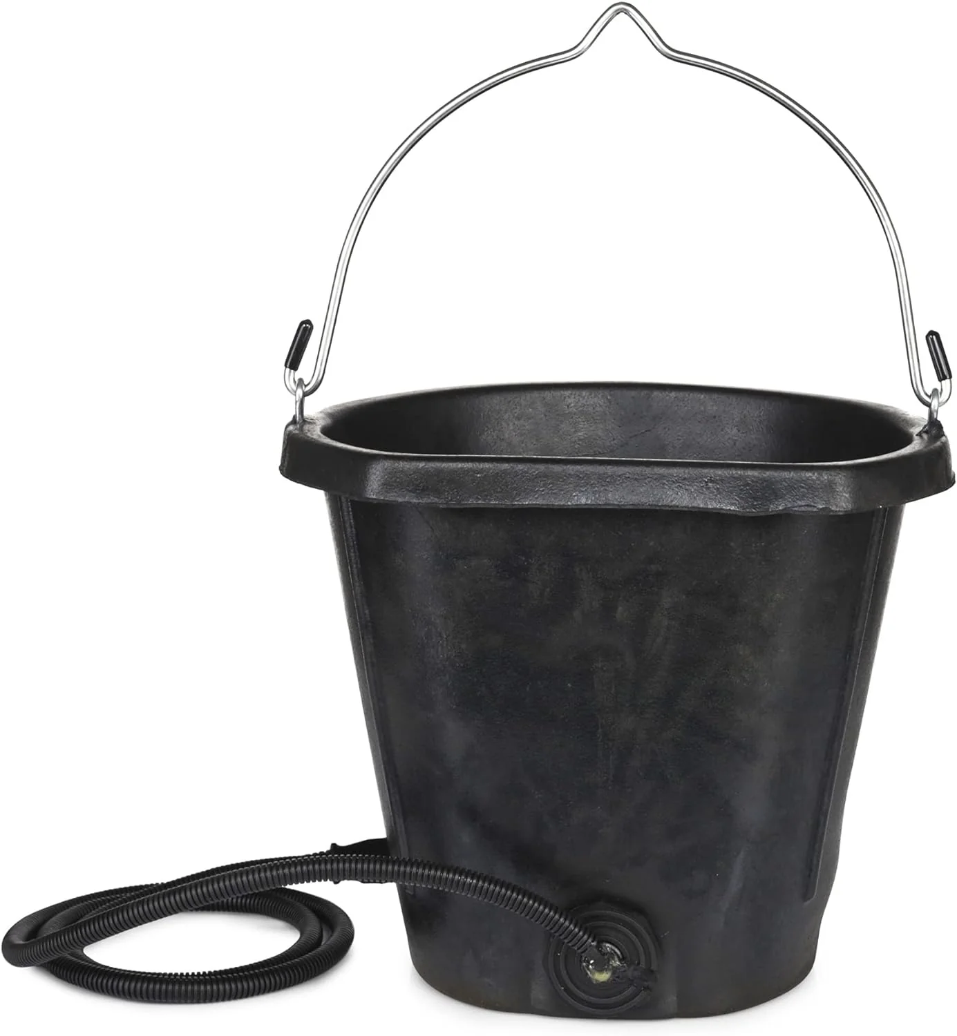Heated Flat-Back Rubber Bucket for Livestock - Image 10