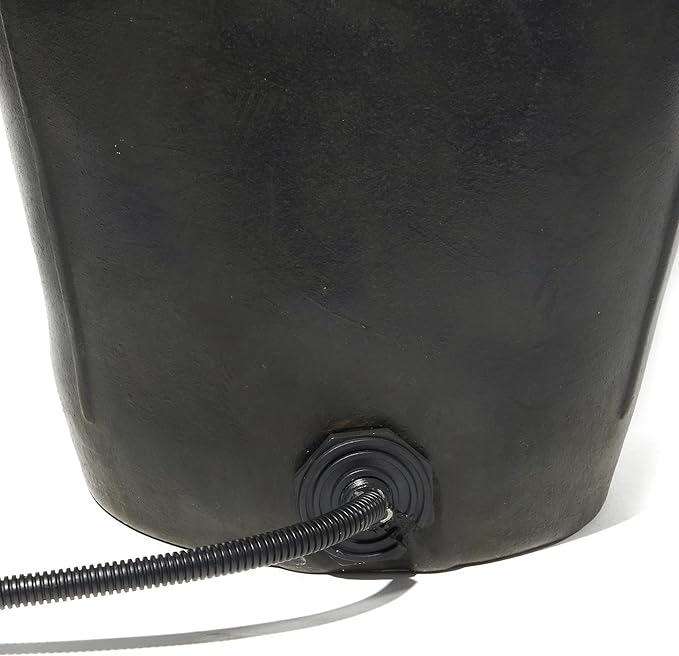 Heated Flat-Back Rubber Bucket for Livestock - Image 3