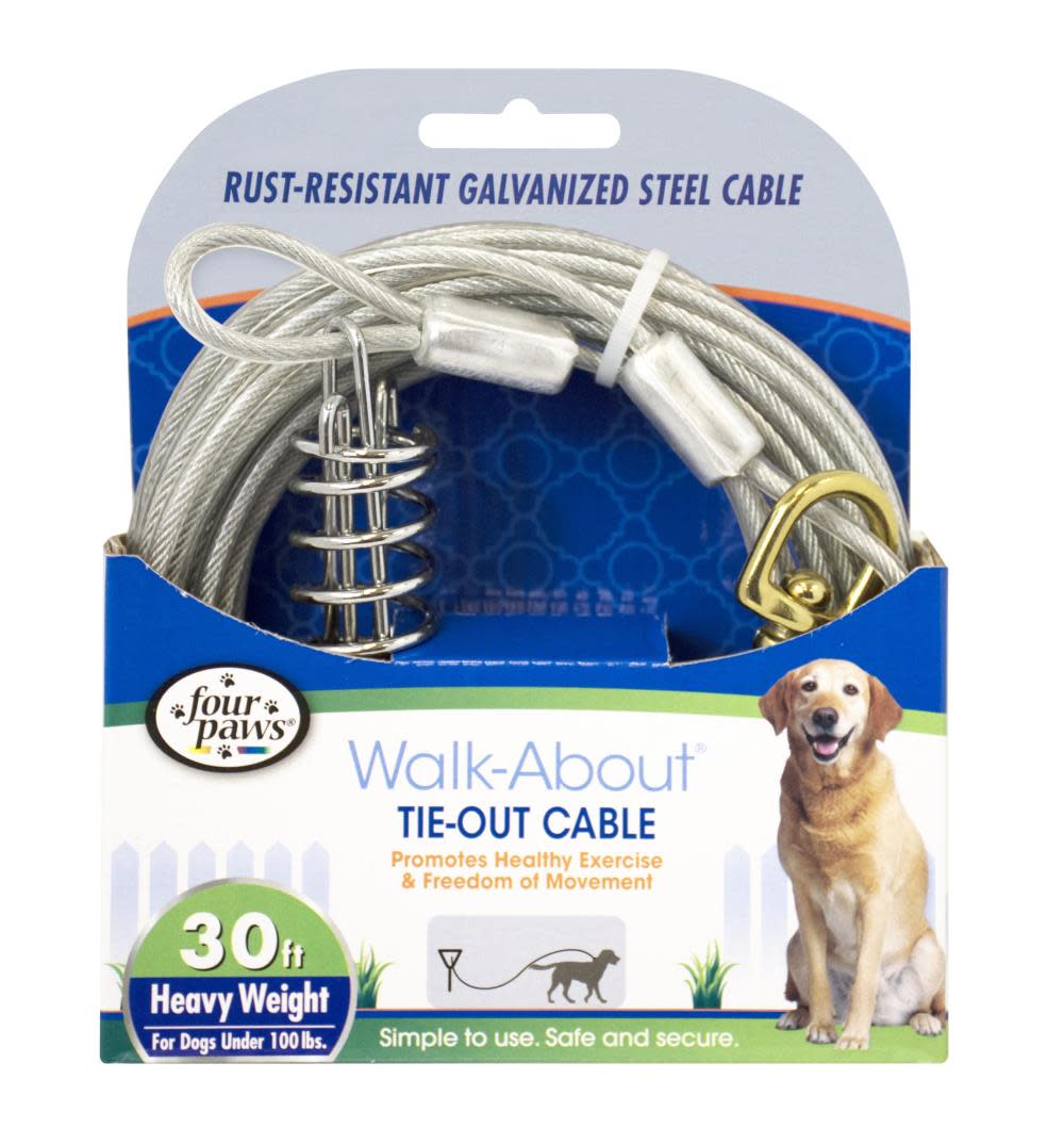 Heavy Weight Dog Tie Out Cable, Silver - Image 10