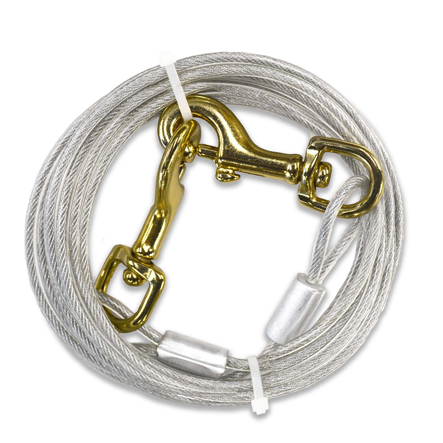 Heavy Weight Dog Tie Out Cable, Silver - Image 11