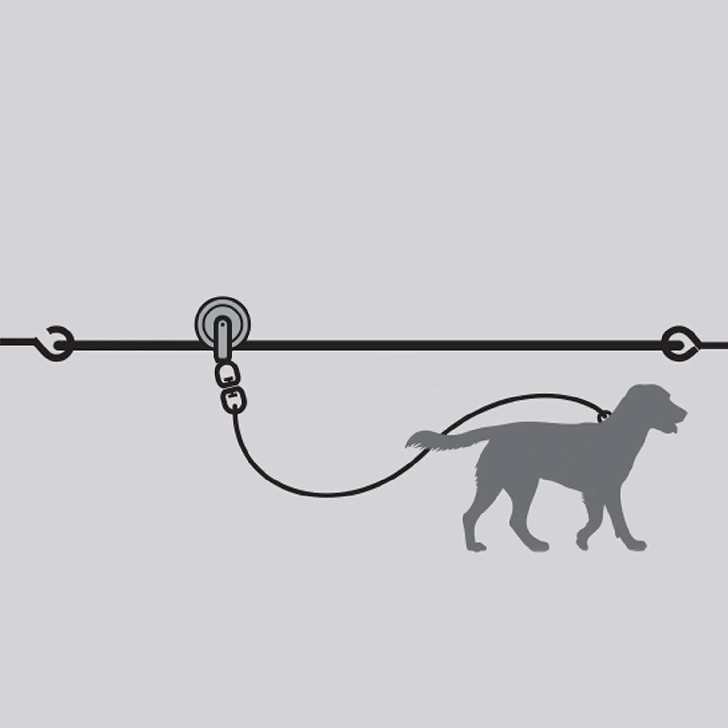 Heavy Weight Dog Trolley Exerciser, Silver - Image 5