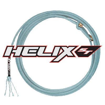 Helix Team Roping Rope – Head or Heel, Double-Twisted Core, Green - Image 2