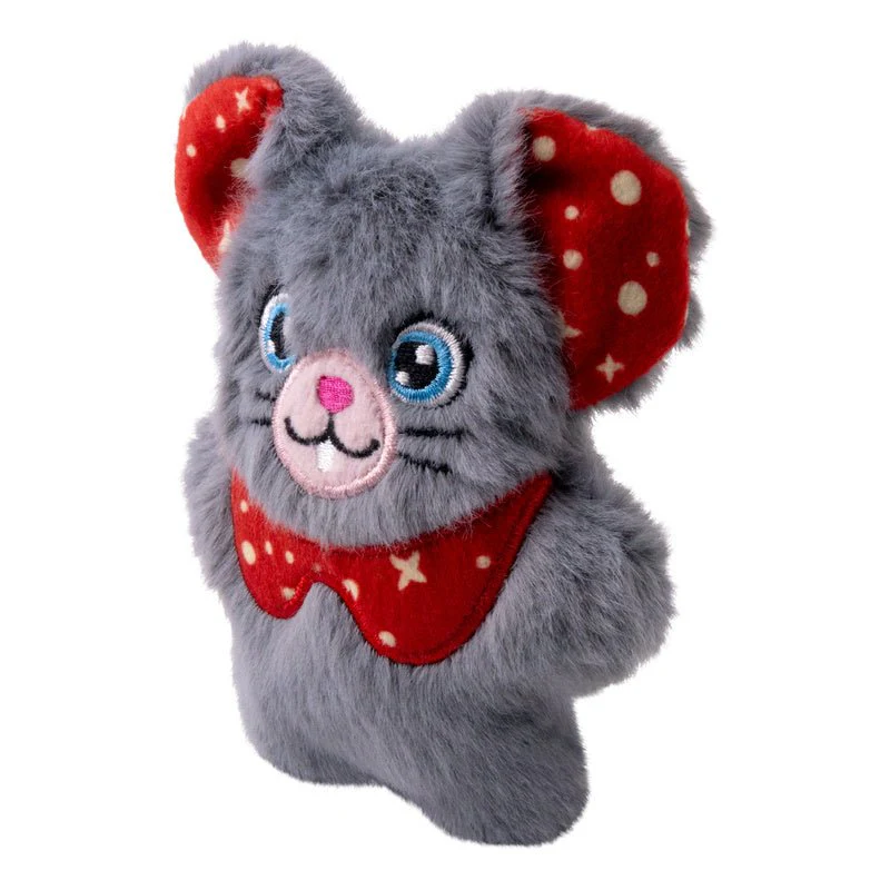 KONG Holiday Cat Snuzzles Mouse Plush Catnip Cat Toy, Assorted Colors - Image 11