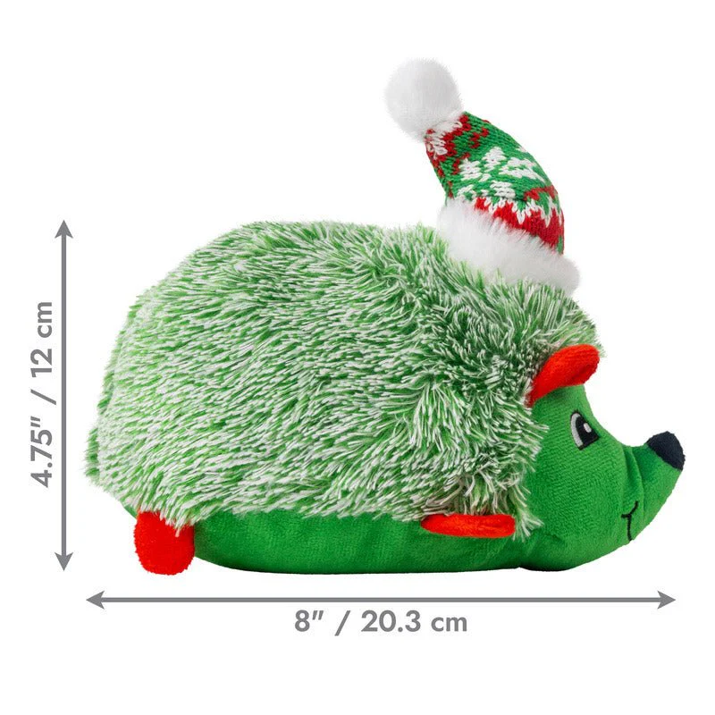 KONG Holiday Comfort Plus HedgeHug Dog Toy with Squeaker, Assorted Colors - Image 6