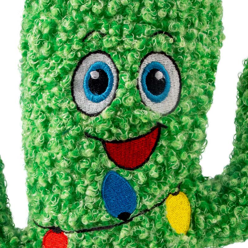 KONG Holiday Kickeroo® Cactus Plush Catnip Crinkle Cat Toy - Image 2