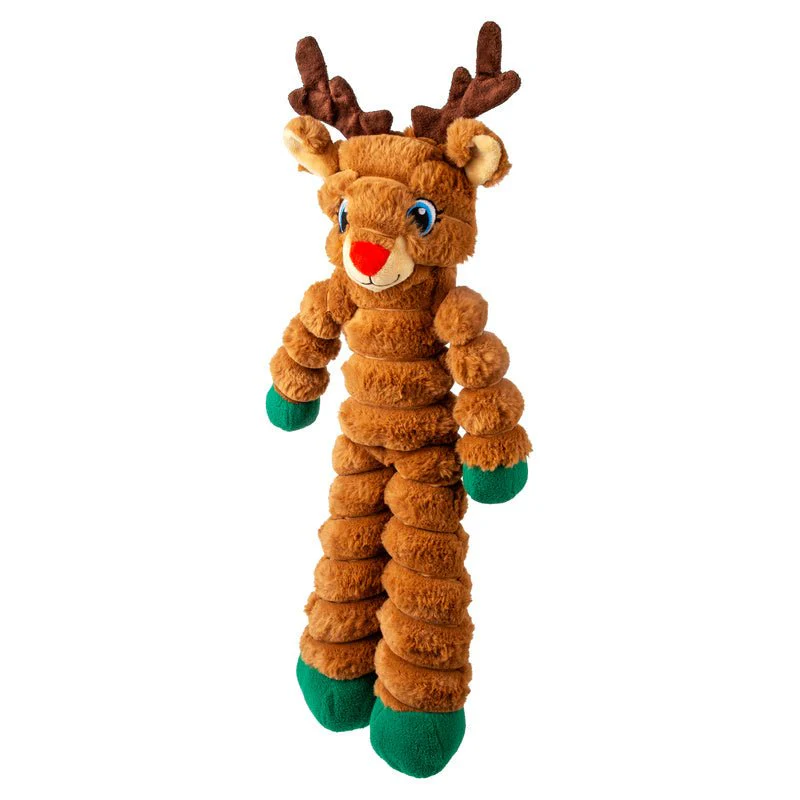 KONG Holiday Shakers⢠Crumples Dog Toy, Reindeer, XL - Image 6