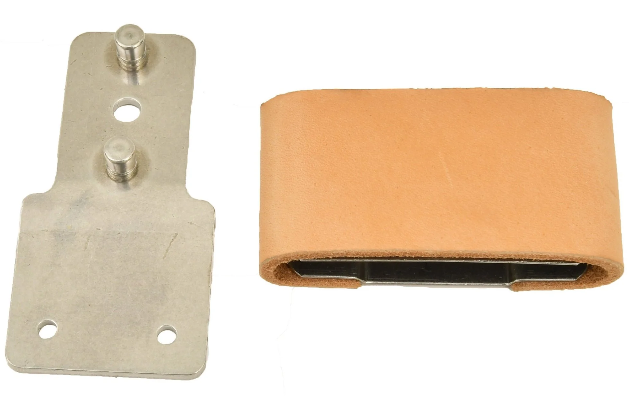 Leather Covered Blevins Buckles, Pair - Image 8