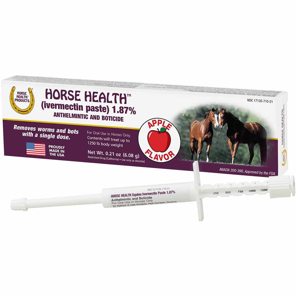 Horse Health 1.87% Invermectin Dewormer Paste for Horses