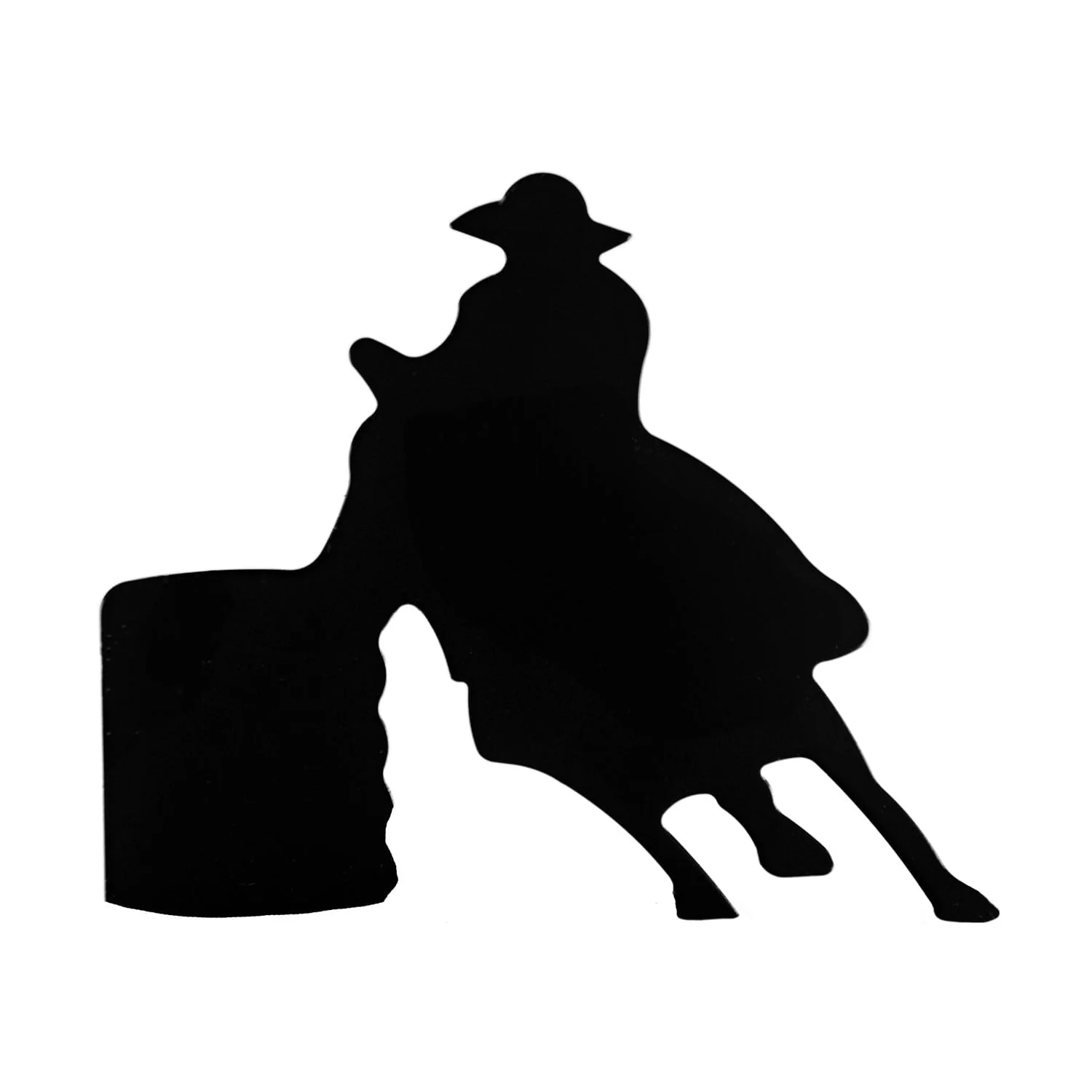 Jeffers Wall Mount 4-Hook Horse Tack Rack, Barrel Racer or Horse Silhouette - Image 10