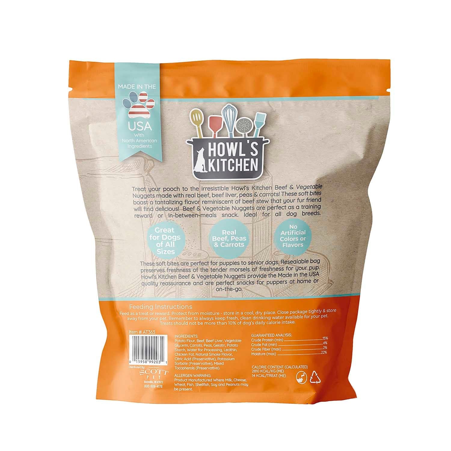 Howl's Kitchen Beef and Vegetable Nuggets, 6oz - Image 2