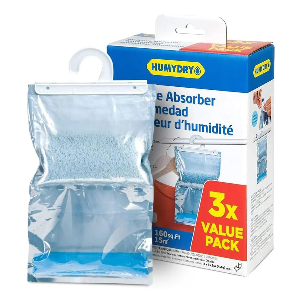 Humydry Moisture Absorber Hanging Bag 15.9 oz – Unscented or Wool Protector Dehumidifier for Closets, RVs & Basements - Image 13