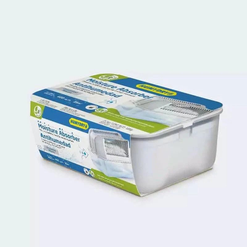 Humydry Large Room Moisture Absorber 35.3 oz Unscented – Refillable Dehumidifier for Spaces up to 400 sq f